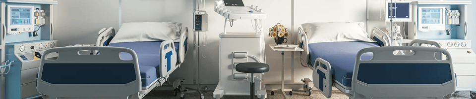Medical Equipment in a Hospital Room